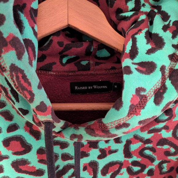 Raised by Wolves Hoodie leopard print - Picture 2 of 4